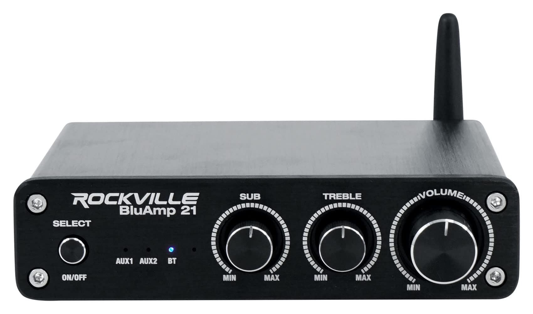 Amazon.com: Rockville BLUAMP 21 Black 2.1 Channel Bluetooth